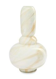 Twirl Vase Marble Yellow Tall