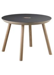 Oak / Nero Linoleum - Side Table (Vendu)