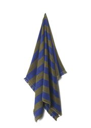 Olive / Bright Blue / Beach Towel