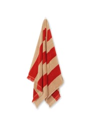 Light Camel / Red / Bath Towel