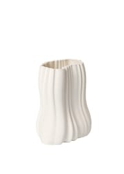 Moire Vase - H20 - Off-white