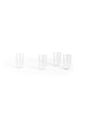 Set of 4 Medium H10 - Clear