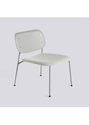 Soft Grey Oak Veneer / Hallingdal 116 Seat Upholstery / Soft Grey Powder Coated Steel
