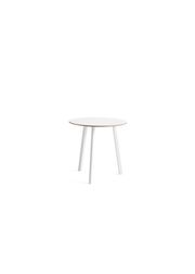 Pearl White Laminate / Pearl White Lacquered Beech - Ø75