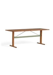 Clear Water-Based Lacquered Walnut w. Thyme Green Crossbar