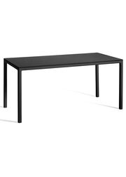 Tabletop: Black Linoleum / Frame: Black Powder Coated Aluminium - L160