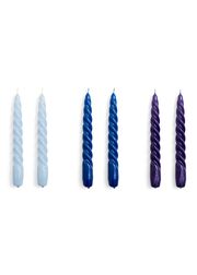 Set of 6 - Light Blue / Blue / Purple
