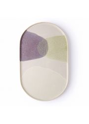 Large Oval - Green/Lilac (Esaurito)