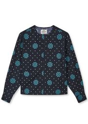 Pixel Flower Dot Aop/Black