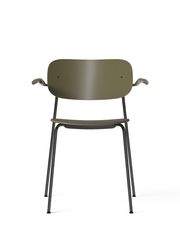 Black Steel: With armrest/ Olive (Uitverkocht)