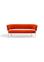 Red Orange Gentle 553 - Polished Steel Frame