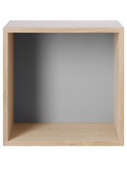 Oak / Light grey backboard - Medium
