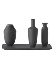3 Vase-set - Sort (Ausverkauft)