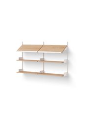 New Works Office Shelf - Oak / White