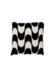 COXA cushion cover - ivory/black