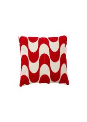 COXA cushion cover - ivory/red