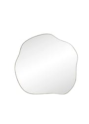 INCA mirror, wavy - chrome finish