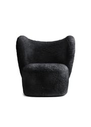 Sheepskin - Black 01 / Fully Upholstered - Swivel 180,