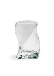 TWISTER-vase 16 cm - Klar ( 1 lag glas )