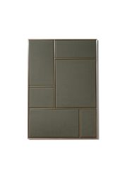 Oyster Grey / Brass - Large