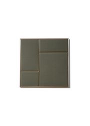 Oyster Grey / Brass - Medium