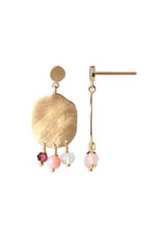 Gold/Pink Gemstones (Vendu)