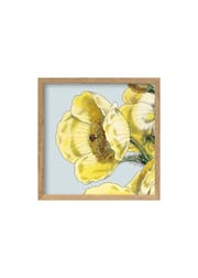 Yellow Detail flower / Oak (Vendu)