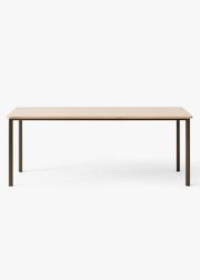 Tabletop: Oak Veneer / Base: Bronzed (Ausverkauft)