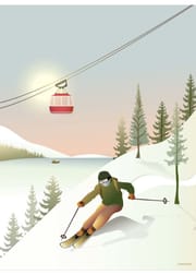 OFF-PISTE SKIING - poster