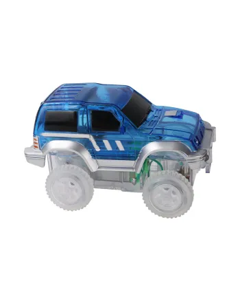 Cleverclixx - Legetøj - Race Track Car Blue - Blue