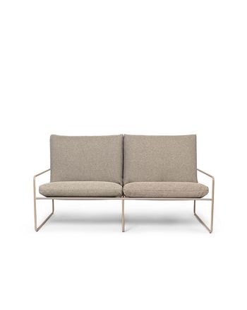 Ferm Living - Havesofa - Desert 2-seater - Dolce - Cashmere/Dark Sand