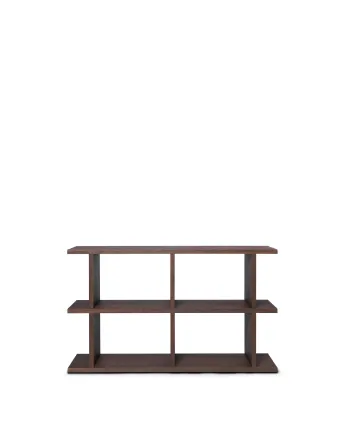 Ferm Living - Reol - Kona Bookcase 2x2 - Dark Stained