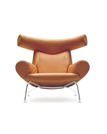 Fredericia Furniture - Lænestol - Wegner Ox Chair 1000 by Hans J. Wegner - Primo 75 Cognac