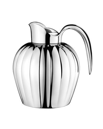 Georg Jensen - Thermos - Bernadotte Thermo Jug W. Push Stopper - 0.8L - Stainless Steel