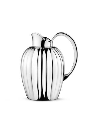 Georg Jensen - Termokande - Bernadotte Thermo Jug W. Push Stopper - 1L - Stainless Steel