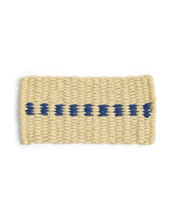 HAY - Fußmatte - Coco Door Mat - Dot - White and blue