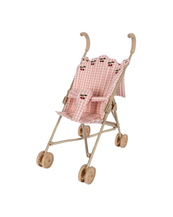 Konges Sløjd - Doll accessories - Doll Stroller - POWDER PINK CHECK