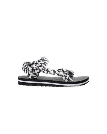 LALA Berlin - Sandaler - Sandal Sona - Swoosh Black / White