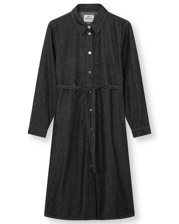 Mads Nørgaard - Dress - Soft Denim Svanil Dress - Black Melange