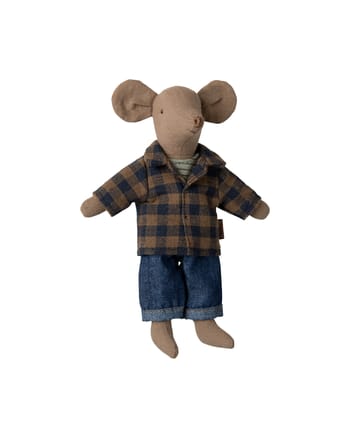 Maileg - Bamse - Dad Mouse - Light Brown - Light brown