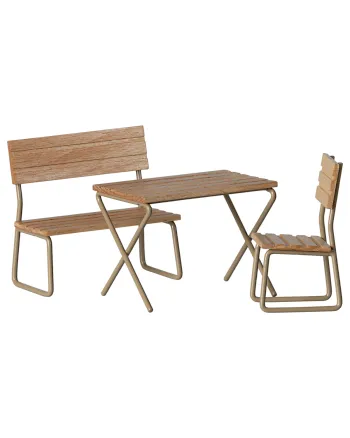 Maileg - Dukketilbehør - Garden Set, Mouse - Beige