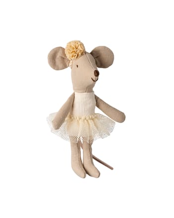 Maileg - Jouets - Ballerina mouse, Little sister - Off white