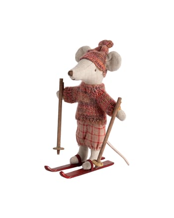 Maileg - Toys - Winter mouse with ski set - Big Sister Rose