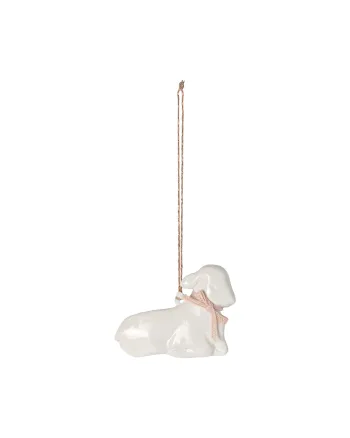 Maileg - Décorations - Metal ornament - Lamb - Powder