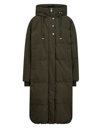 Mos Mosh - Jakke - MMCayo Long Quilt Jacket - Forest Night