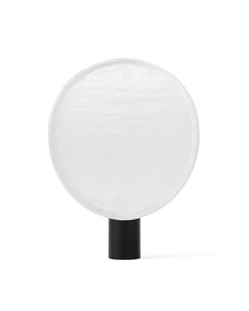 New Works - Bordlampe - Tense Portable Table Lamp - Black Base w. White Tyvek