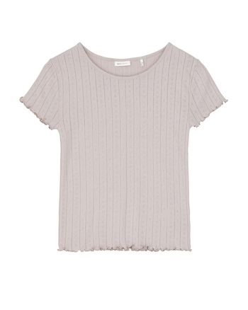 Skall Studio - T-shirt - Edie Cap Sleeve Tee - Dusty Lavender