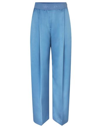 Stine Goya - Bukser - Wide Leg Long Pants - Infinity Blue