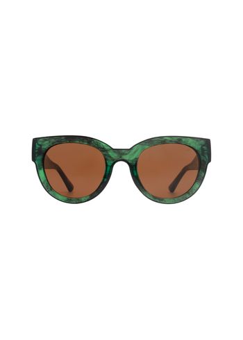 A. Kjærbede - Sunglasses - Lilly - Green Marble Transparent