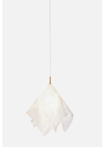 A. Petersen - Pendant lamp - Lamp by Poul Christiansen - White/Brass